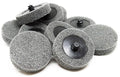 Benchmark Abrasives 2 Inch Sanding Discs Quick Change Silicon Carbide Surface Preparation Wheels, Polishing Wheel for Drill & Die Grinder Sanding Disc, Paint Stripper & Removal - (10 Pack)(Grey)