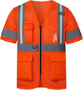 A-SAFETY class 3 safety vests Glow vest