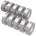 OHLECTRIC Professional Grade Vinyl Electrical Tape (10 Pack) Grey - 7 Mil Thick Flame-Retardant, Heat & Weather Resistant 3/4 Inch x 60 Feet | Ideal for Contractors & Electricians