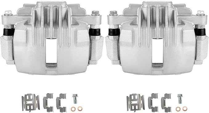 SCITOO Rear Brake Calipers With Bracket 18B4713 18B4712 Compatible For Chevy Blazer/S10, For GMC Jimmy 98-05 For GMC Sonoma 98-04 For Isuzu Hombre 98-00 For Oldsmobile Bravada 98-01