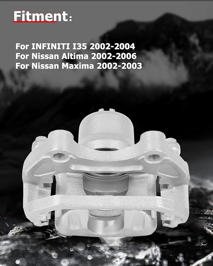 cciyu Front Right Brake Caliper Assembly w/Bracket 19B2691 2002 2003 2004 For Infiniti For I35,2002 2003 2004 2005 2006 For Nissan For Altima,2002 2003 For Nissan For Maxima