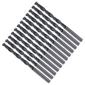 Drill Bit, 3/16" Cutting Diameter, 4241 HSS Nitriding Black 118° Cutting Angle Versatile Jobber Bits - (Applications: for Drilling Plastic Wood Soft Metal), 12-Pieces