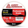 Avery Dennison Electrical Tape, 100 Rolls Professional Grade PVC Electric Tape, UL/CSA Listed ¾ in x 66 ft Insulating Vinyl Tape for Electrical, Repairs, Automotive and Equipment, Pro-43, Black