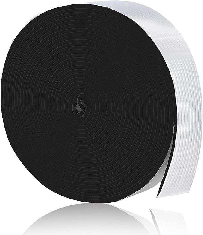2in x 40FT Pipe Insulation Foam Tape,Self Adhesive Pipes Wrap Insulation Tape with Aluminum Foil,Waterproof Water Pipes Wrap Insulation Tape for Winter Cold Hot Water Pipes