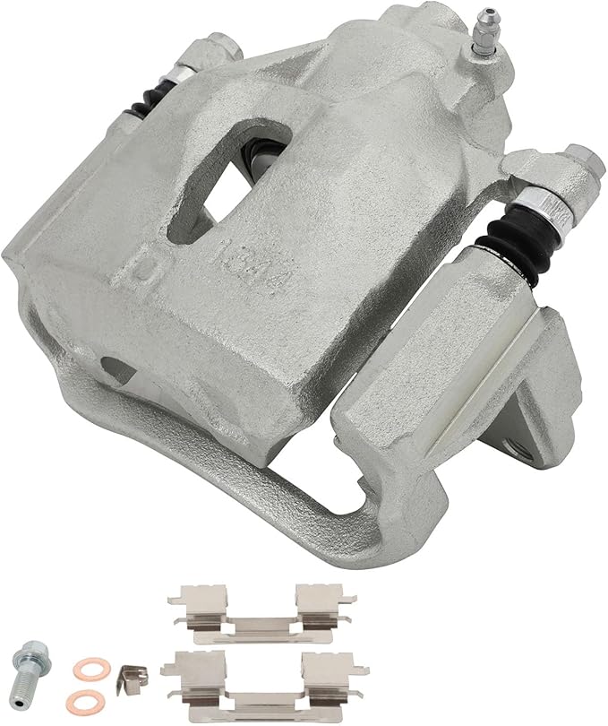 cciyu Front Left Brake Caliper Assembly w/Bracket 19B2714 2005-2007 For Toyota For Avalon,2005-2006 For Toyota For Camry,2004-2010 For Toyota For Sienna,2004-2008 For Toyota For Solara
