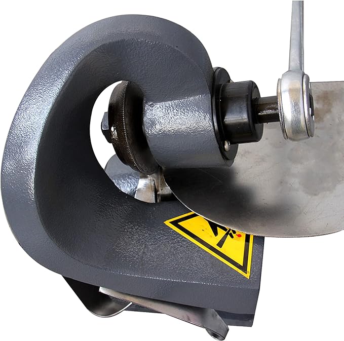 KAKA INDUSTRIAL MMS-2 Multiple Purpose Benchtop Throatless Sheet Metal Shear,14 Gauge Mild Steel Metal Cutter