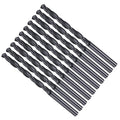 Drill Bit, 4mm Cutting Diameter, 4241 HSS Nitriding Black 118° Cutting Angle Versatile Jobber Bits - (Applications: for Drilling Plastic Wood Soft Metal), 10-Pieces