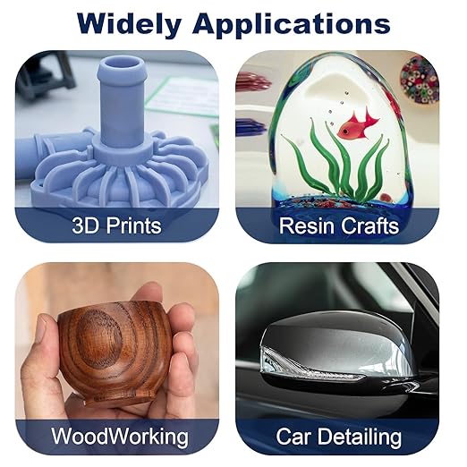 189 Pieces 2 Inch Sanding Discs, GOH DODD Hook and Loop Sanding Pads 60 to 10000 Grit Wet Dry Sandpaper with 1/8" 1/4” Shank, Backing Pad, Polishing Pads and Interface Pad for Auto Metal Resin Wood