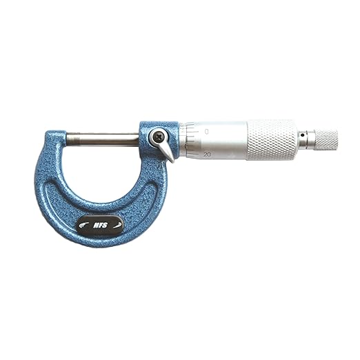 HFS(R) 0-1" Outside Micrometer with 0.0001" Accuracy, Carbide Anvil and Laser-Etched Scale