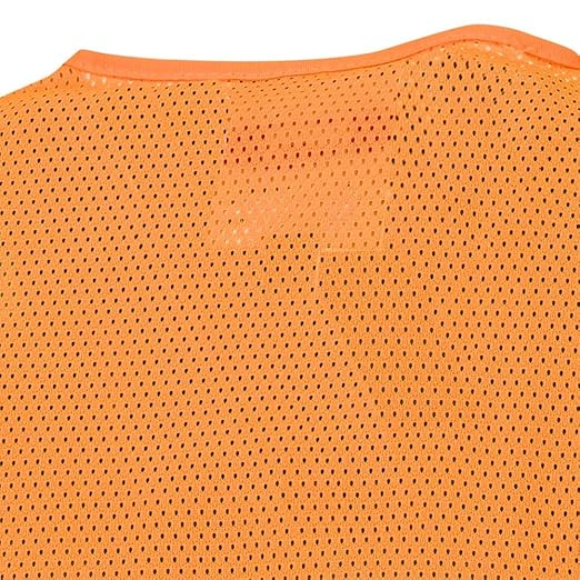 Pioneer Hi Vis Mesh Safety Vest - for Traffic & Public Workers - Cool & Lightweight - Class 2 - Reflective Tape - Orange