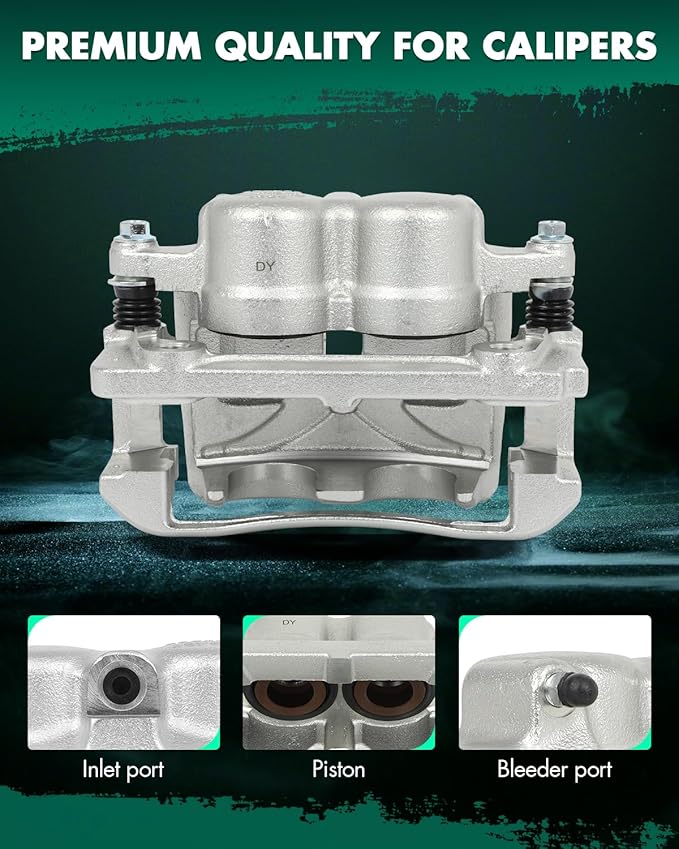 SCITOO Front Left Brake Caliper With Bracket 18B4861 Compatible For Ford For F-150 2004-2005 For Ford For Lobo 2005