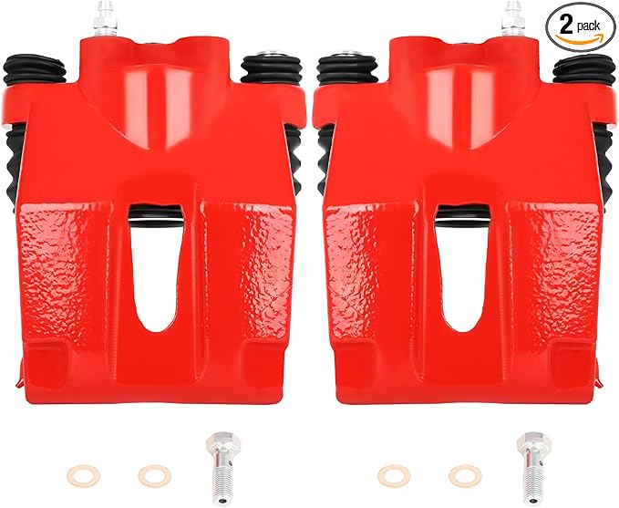 SCITOO 184858 184859 Disc Brake Calipers Assembly Red Fit For Ford For F-150 2004-2011,For Lincoln Mark LT 2006-2008
