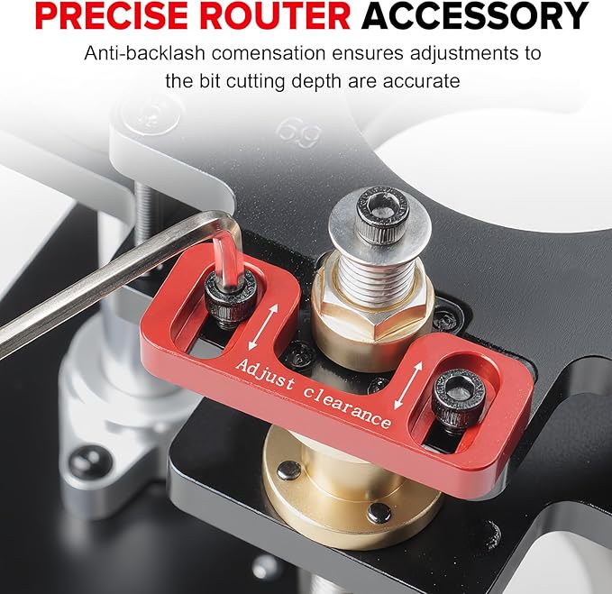 Router Lift, Precision Router Table Lift System, Durable Router Table Insert Plate, Router Lifts for Woodworking for 69mm Diameter Motors