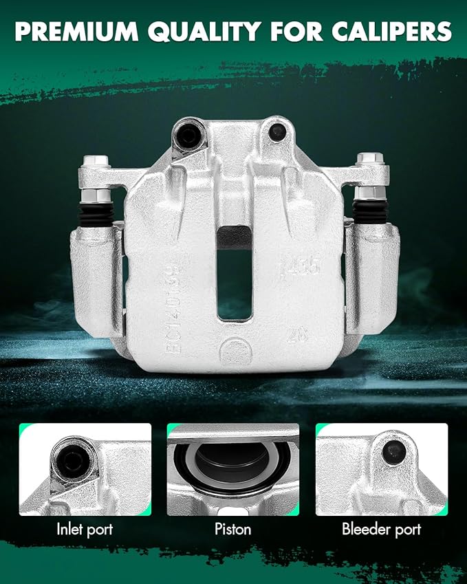 SCITOO 18B5270 Front Left Disc Brake Caliper w/Bracket For Buick For Allure/For Cascada/For LaCrosse/For Regal,For Cadillac For ELR,For Chevy For Equinox/For Impala/For Malibu,For GMC For Terrain