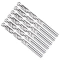 Drill Bit, 21/64" Cutting Diameter, 4241 HSS 118° Cutting Angle Uncoated Bright Versatile Jobber Bits - (Applications: for Drilling Plastic Wood Soft Metal), 6-Pieces