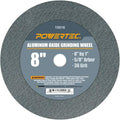POWERTEC Bench Grinder Wheel 8 Inch 36 Grit, Aluminum Oxide Grinding Wheel for Bench Pedestal Grinder, 1" Thick 5/8" Arbor, Sharpening & Shaping Drill Bits, Blade, and Chisel 1PK (15516)