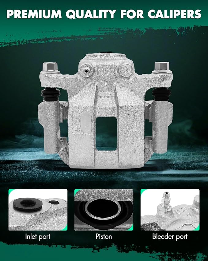 SCITOO Rear Left Brake Caliper With Bracket 19B3437 Compatible For Nissan Rogue 2008-2013 For Nissan Rogue Select 2014-2015
