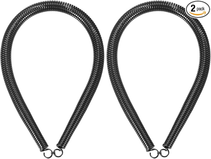 HARFINGTON 2pcs PVC Spring Tube Bender 16.3mm OD 520mm Long B Type Conduit Pipe Bender Bending Spring for Pipe Bending Devices in Home Hydropower, Black