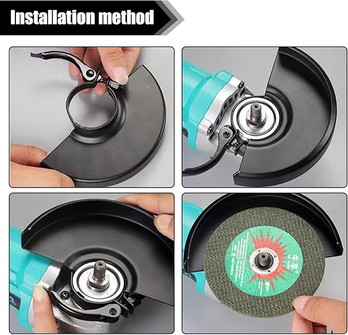 5.3" 135mm Grinder Guard for 5" 4-1/2" 4" Wheel Disc Blades Protective Cover Shield Attachments Compatible with DEWALT Milwaukee Makita Metabo Bosch RYOBI XAG04T XAG04Z XAG09Z XAG11Z Angle Grinders