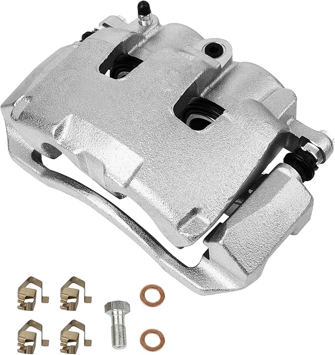 cciyu Front Left Brake Caliper Assembly w/Bracket 18B5009 For Dodge For Dakota 2005-2008,For Dodge For Ram 1500 2006-2008,For Mitsubishi For Raider 2006-2009