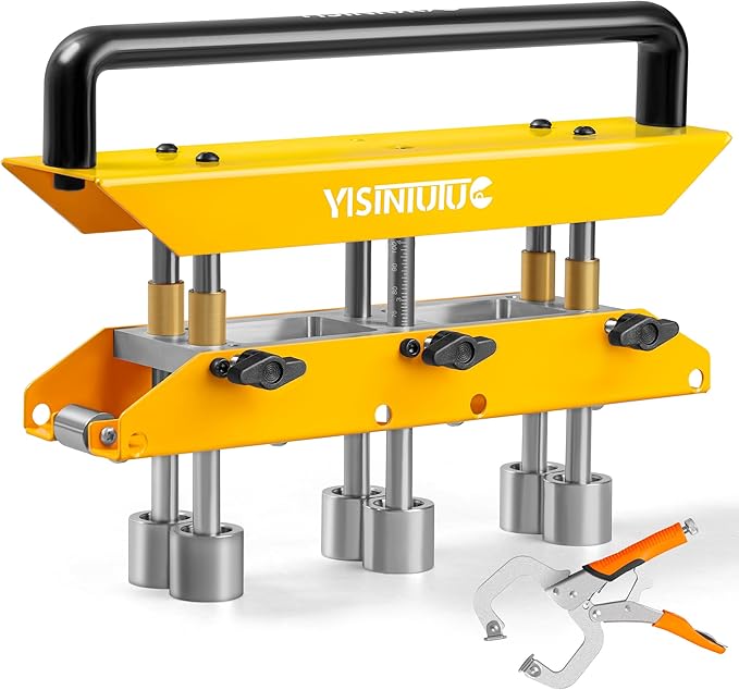 Large Sheet Metal Bend,Three-Station Edge Roller Bender,0-90° Bending Angle Bending Metal Roofing Materials,Adjustable for Making 5/8" to 4" (16 to 102 MM) Bends in 29 to 22-Gauge Steel