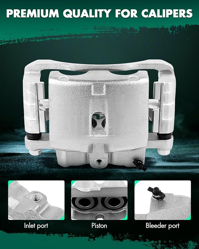 SCITOO 18-B4729 Front Left Brake Caliper w/Bracket For Cadillac For Escalade ESV/For Escalade EXT,For Chevy For Silverado 3500 HD/For Suburban 1500/For Suburban 2500/For Tahoe,For GMC For Safari