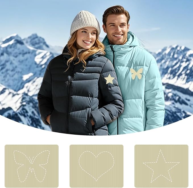 45PCS Nylon Repair Patch Self-Adhesive Pre-Cut Fabric Patch Down Jacket Repair Patches for Puffer Jackets Tenacious Tape Polyester Waterproof Lightweight Tent Repair Patch for Clothes Bag(Beige)