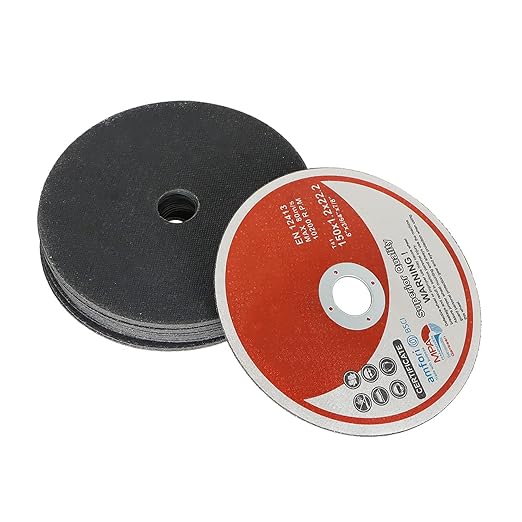 Cut Off Wheels 50 Pack 6 x .045 x 7/8 Inch Metal and Stainless Steel Cutting Discs for Angle Grinders
