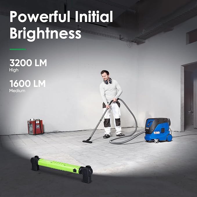 Ropelux Work Light 3rd Gen, 3200LM Ultra Bright Mechanic Under Hood Lights with 6000mAh, Rechargeable Portable Magnetic Trouble Lighting Bar with Hooks for Car Repair, Inspection, Emergency, Tool Gift
