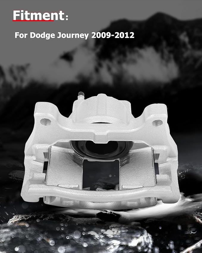 cciyu Front Left Brake Caliper Assembly w/Bracket 18B5044A 2009 2010 2011 2012 For Dodge For Journey