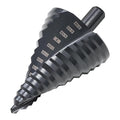 4241 HSS 1/4" - 2-3/8" Large Step Drill bits, Doubles Flutes Large Step Bits for Hole Drilling in Iron, Copper, Aluminum, Wood, Plastic…