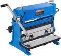 VEVOR Sheet Metal Brake, 12-inch, 3-In-1 Combination Shear Brake Roll Machine, 20-Gauge Capacity Shear Press Brake with 90° Max Bending Angle, Shears and Slip Roll Machine for Shear Bending Rolling