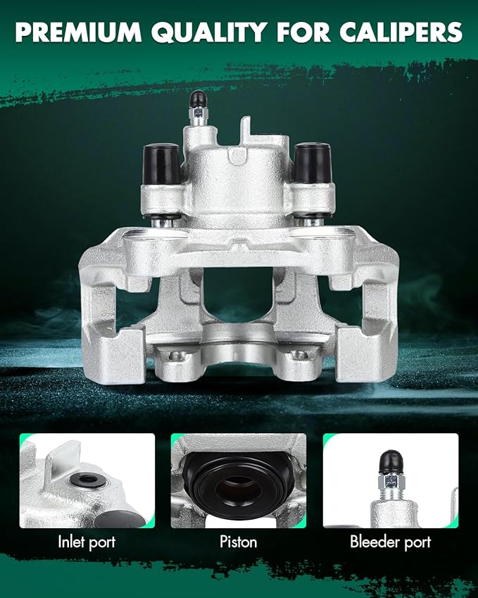 SCITOO Rear Left Brake Caliper With Bracket 18B5300 Compatible For Dodge For Durango 2011-2018 For Jeep For Grand Cherokee 2011-2018