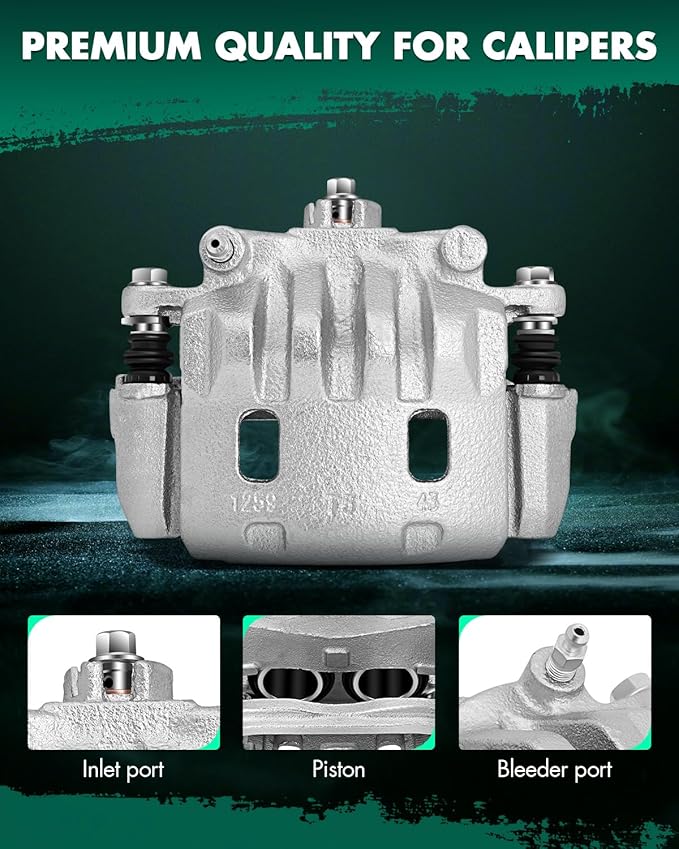 SCITOO 19B2683B 19B2682B Disc Brake Calipers Assembly with Bracket Fit For Saab 9-2X 2005-2006,For Subaru Baja/Forester/Impreza/Legacy/Outback/XV Crosstrek