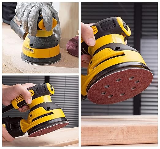 100 PCS 5 Inch Sanding Discs 2000 Grit, Round Hook and Loop Sandpaper for Random Orbital Sander