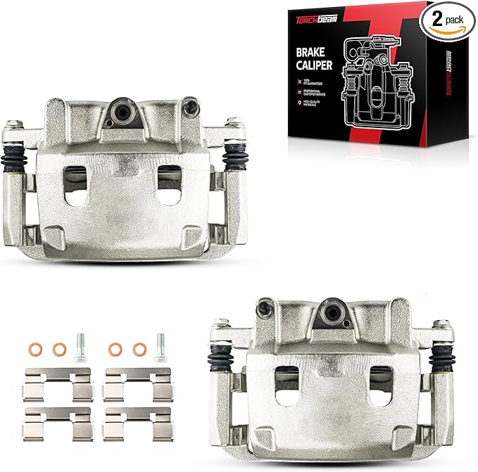 Torchbeam Front Brake Calipers Set for Nissan TITAN 2004-2007, Nissan Armada 2005-2006, Nissan Pathfinder Armada 2004, Front Left and Front Right Calipers Replace # 19B2982+19B2983