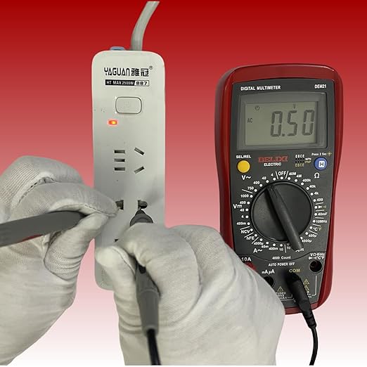 Digital Multimeter Test Leads, Professional Grade Test Probes with Silicone Cables, Red and Black