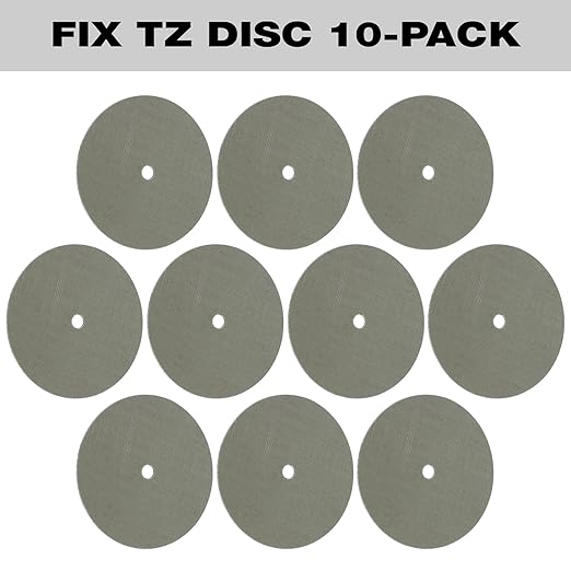 CS Unitec 80986 FIX Disc with Hook & Loop Fasterning, TZ Pyramid, 6" Diameter, A45/400 Grit, (Pack of 10)