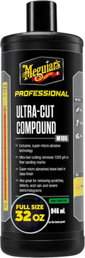 Meguiar's Mirror Glaze M105 Ultra-Cut Compound, 32 Fl. Oz (Pack of 1) - Packaging May Vary