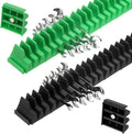 PATIKIL 46pcs Magnetic Wrench Organizer for Tool Box, Magnetic Modular Wrench Organizer Holder Toolbox Universally for 46 Tools Drawer Chest Ratcheting Offset Wrenches, Black Green
