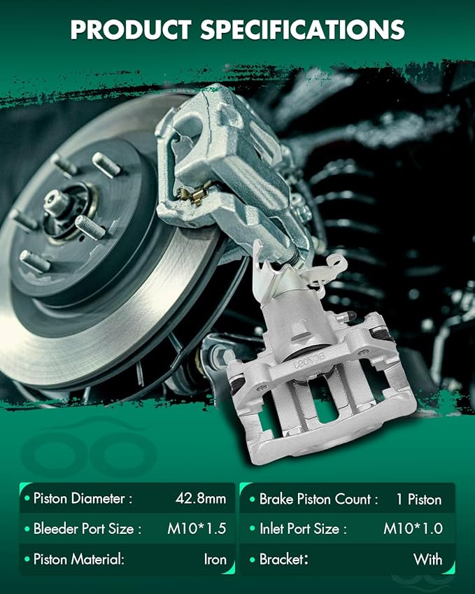 SCITOO Rear Right Brake Caliper With Bracket 18B4927 Compatible For Ford For Mustang 2005-2014