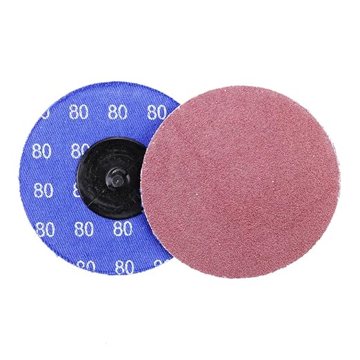 BHA Aluminum Oxide Quick Change Sanding Discs 3", 80 Grit - 25 Pack