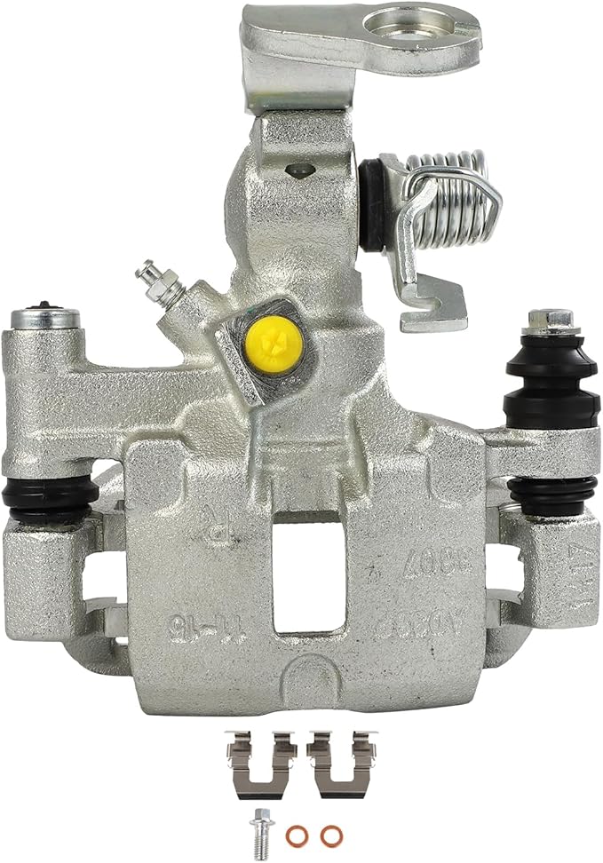 cciyu Rear Right Brake Caliper Assembly w/Bracket 18B4719B 2000-2005 For Buick For LeSabre,2000-2005 For Buick For Park Avenue,2001-2003 For Oldsmobile For Aurora,2000-2005 For Pontiac For Bonneville