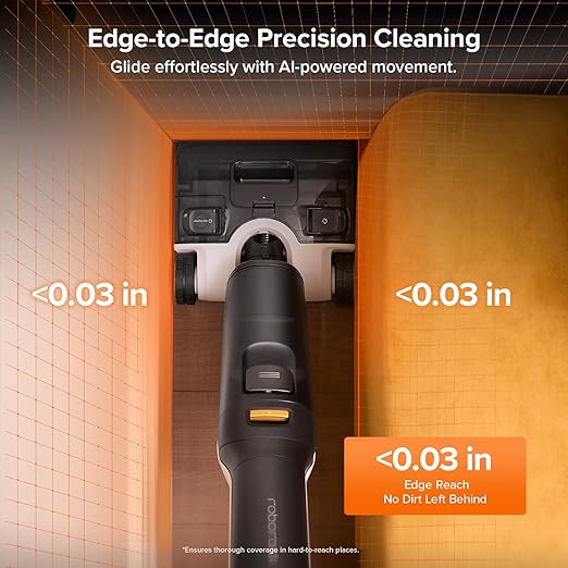 roborock F25 ALT Vacuum Mop, Wet Dry Vacuum Cleaner, Cordless Hard Floor Cleaner Machine with AI Assistant Wheels, 180° Lie-Flat, 194°F Hot Air Flash Drying & Hot Water Self Cleaning Electric Mop