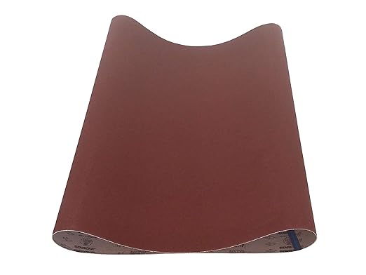37 x 60 Inch Sanding Belts - 180 Grit Aluminum Oxide Belt Sanders for Woodworking and Metal, German Quality Heavy Duty Cloth Belt Sanding with Smooth Running Joint, Wide Sander Belts - 1 Pack