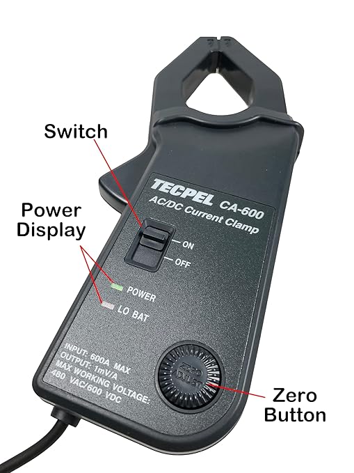 CA-600 AC/DC Current clamp Transmitter Probe 600A