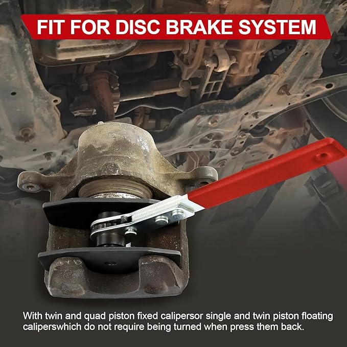 altivox Brake Caliper Compression Tool, Brake Caliper Tool with 4 Caliper Hangers, Universal Disc Brake Caliper Compression Tool Brake Piston Compressor Tool Automotive Tools for Car Brake Repair