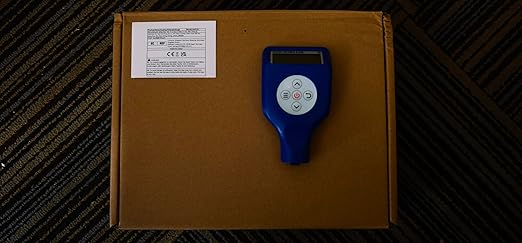 Coating Thickness Gauge Automobile & Painting Industries Measuring Paint Corrosion Protection Thicknesses on Steel Iron Aluminum Zinc Copper Metal Surface Coating Thickness Meter AMT151