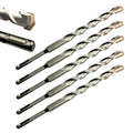 Direko 5-Piece 3/4 inch x 8 Inch SDS Plus Rotary Hammer Drill Bits Carbide Tipped Concert Drill Bits for Concrete, Brick, Cement Walls, Stone, Hammer Drill Bits for Concrete
