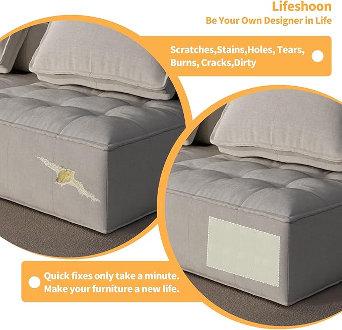 Fabric Repair Patches, 35X79 Inch Canvas Self-Adhesive Fabric Patches Tape Durable, DIY Large Canvas Repair for Sofa, Couches, Furniture, Chair, Clothing （35X79 Inch, Dark Blue）
